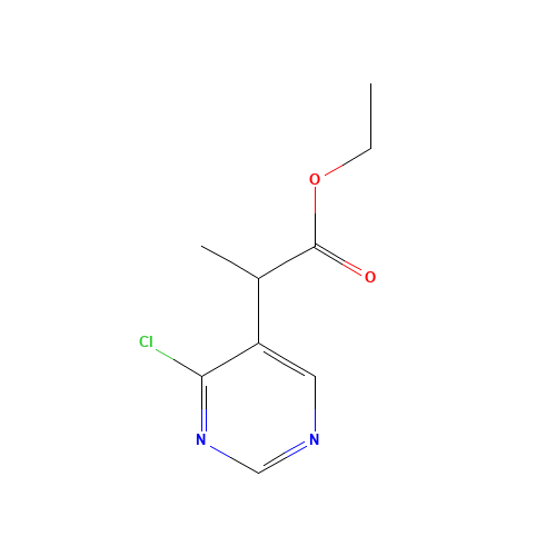 ethyl 2-(4-chloropyrimidin-5-yl)propanoate (CAS: 1190392-38-1) - Related Chemical Product