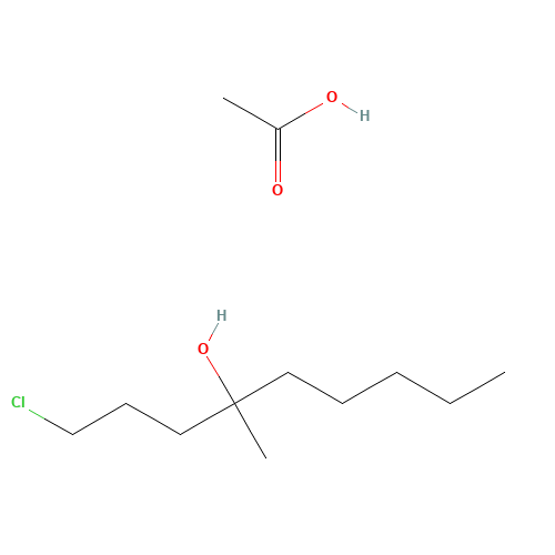 acetic acid;1-chloro-4-methylnonan-4-ol (CAS: 54555-62-3) - Related Chemical Product
