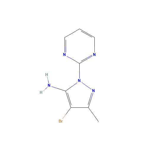 4-bromo-5-methyl-2-pyrimidin-2-ylpyrazol-3-amine (CAS: 1250084-93-5) - Related Chemical Product