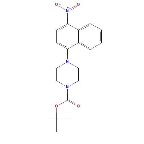 tert-butyl 4-(4-nitronaphthalen-1-yl)piperazine-1-carboxylate (CAS: 193902-83-9) - Related Chemical Product