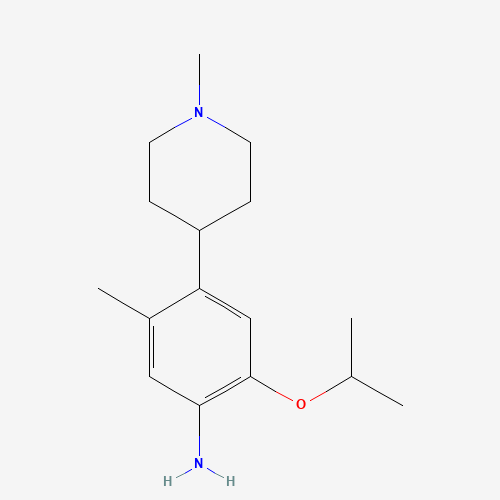 5-methyl-4-(1-methylpiperidin-4-yl)-2-propan-2-yloxyaniline (CAS: 1032903-66-4) - Related Chemical Product