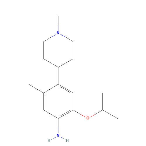 5-methyl-4-(1-methylpiperidin-4-yl)-2-propan-2-yloxyaniline (CAS: 1032903-66-4) - Related Chemical Product