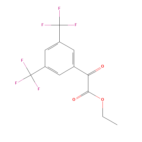 ethyl 2-[3,5-bis(trifluoromethyl)phenyl]-2-oxoacetate (CAS: 402568-10-9) - Related Chemical Product