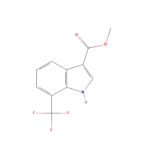 methyl 7-(trifluoromethyl)-1H-indole-3-carboxylate (CAS: 155134-38-6) - Related Chemical Product