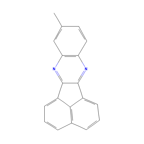 9-methylacenaphthyleno[1,2-b]quinoxaline (CAS: 13362-59-9) - Chemical Structure and Molecular Formula 