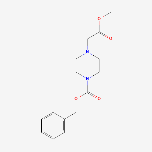 benzyl 4-(2-methoxy-2-oxoethyl)piperazine-1-carboxylate (CAS: 1357923-30-8) - Related Chemical Product