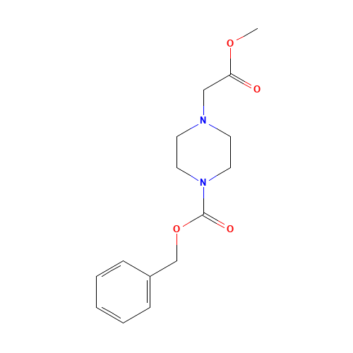 benzyl 4-(2-methoxy-2-oxoethyl)piperazine-1-carboxylate (CAS: 1357923-30-8) - Related Chemical Product