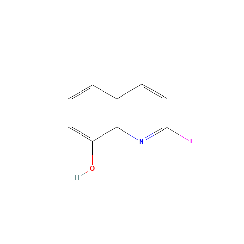 2-iodoquinolin-8-ol (CAS: 648897-12-5) - Chemical Structure and Molecular Formula 