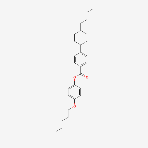 (4-hexoxyphenyl) 4-(4-butylcyclohexyl)benzoate (CAS: 89331-95-3) - Related Chemical Product