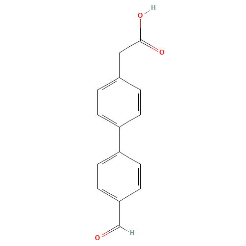2-[4-(4-formylphenyl)phenyl]acetic acid (CAS: 669713-90-0) - Related Chemical Product
