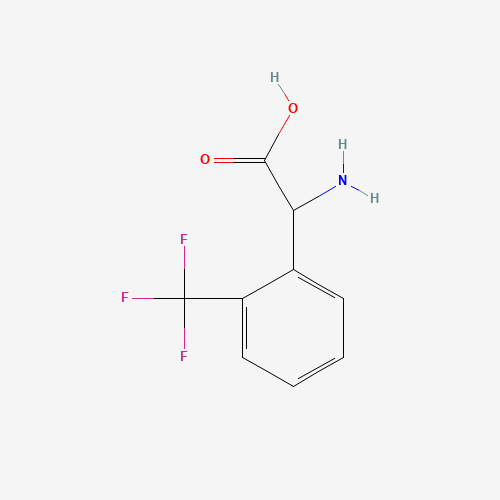 2-amino-2-[2-(trifluoromethyl)phenyl]acetic acid (CAS: 240490-00-0) - Related Chemical Product