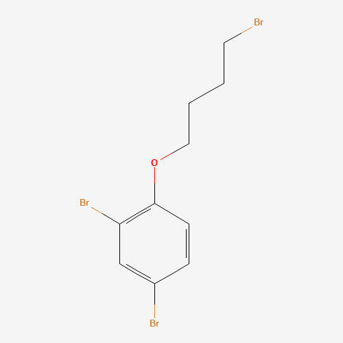 2,4-dibromo-1-(4-bromobutoxy)benzene (CAS: 109210-28-8) - Chemical Structure and Molecular Formula 