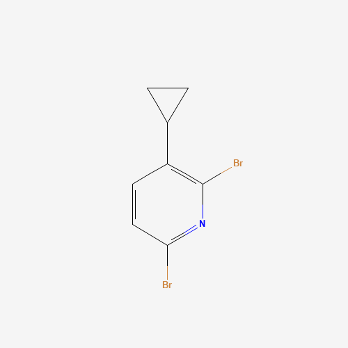 2,6-dibromo-3-cyclopropylpyridine (CAS: 1430329-84-2) - Related Chemical Product