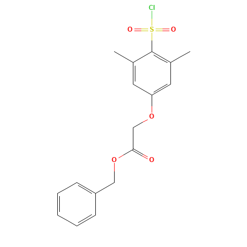 benzyl 2-(4-chlorosulfonyl-3,5-dimethylphenoxy)acetate (CAS: 1541172-98-8) - Related Chemical Product