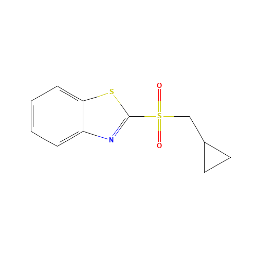 2-(cyclopropylmethylsulfonyl)-1,3-benzothiazole (CAS: 210704-81-7) - Related Chemical Product