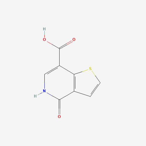 4-oxo-5H-thieno[3,2-c]pyridine-7-carboxylic acid (CAS: 55040-46-5) - Chemical Structure and Molecular Formula 