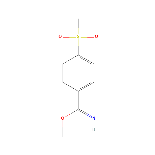 methyl 4-methylsulfonylbenzenecarboximidate (CAS: 1196532-94-1) - Related Chemical Product
