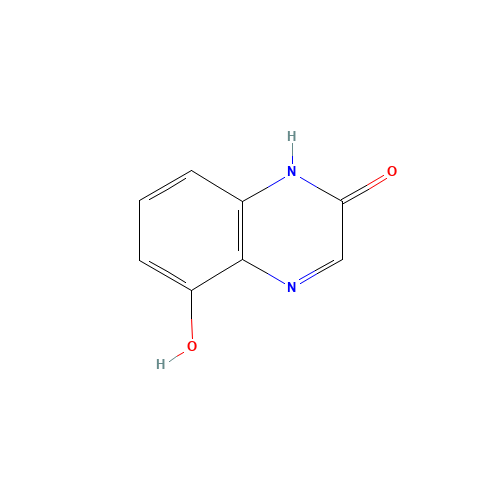 5-hydroxy-1H-quinoxalin-2-one (CAS: 659729-65-4) - Chemical Structure and Molecular Formula 