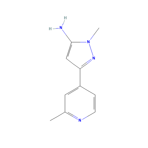 2-methyl-5-(2-methylpyridin-4-yl)pyrazol-3-amine (CAS: 1240521-96-3) - Related Chemical Product