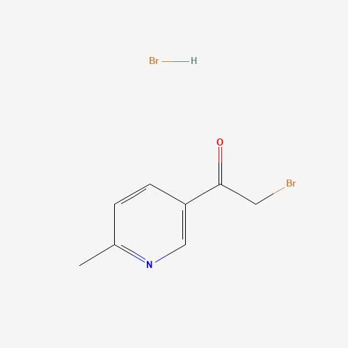2-bromo-1-(6-methylpyridin-3-yl)ethanone;hydrobromide (CAS: 89978-48-3) - Related Chemical Product