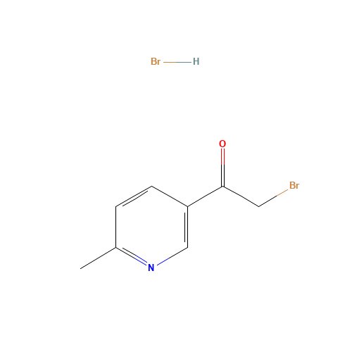 2-bromo-1-(6-methylpyridin-3-yl)ethanone;hydrobromide (CAS: 89978-48-3) - Related Chemical Product