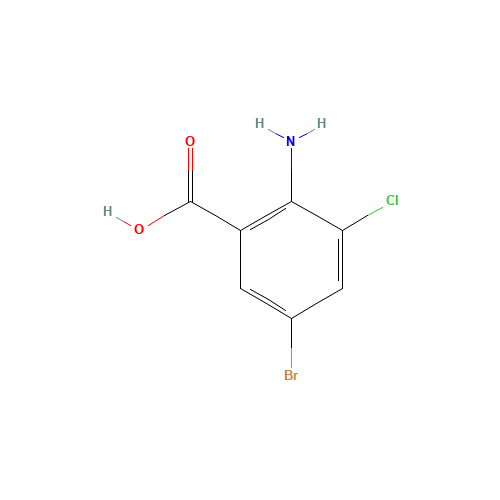 2-amino-5-bromo-3-chlorobenzoic acid (CAS: 58026-21-4) - Related Chemical Product