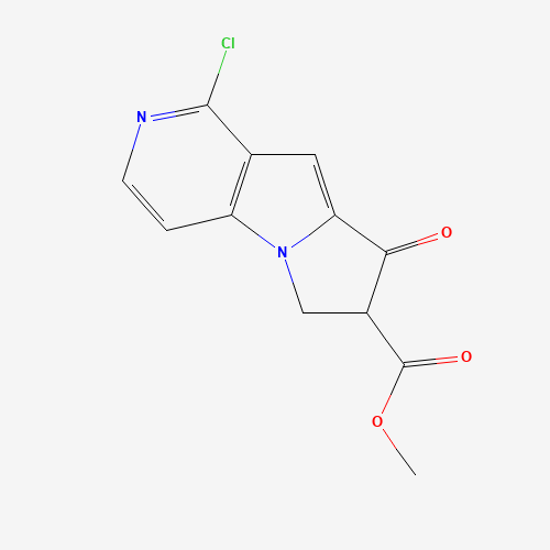 methyl 4-chloro-6-oxo-7,8-dihydropyrido[3,4-b]pyrrolizine-7-carboxylate (CAS: 688357-20-2) - Related Chemical Product