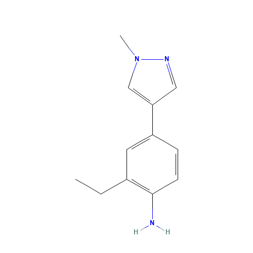 2-ethyl-4-(1-methylpyrazol-4-yl)aniline (CAS: 1449669-06-0) - Related Chemical Product