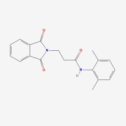 N-(2,6-dimethylphenyl)-3-(1,3-dioxoisoindol-2-yl)propanamide (CAS: 71352-74-4) - Related Chemical Product