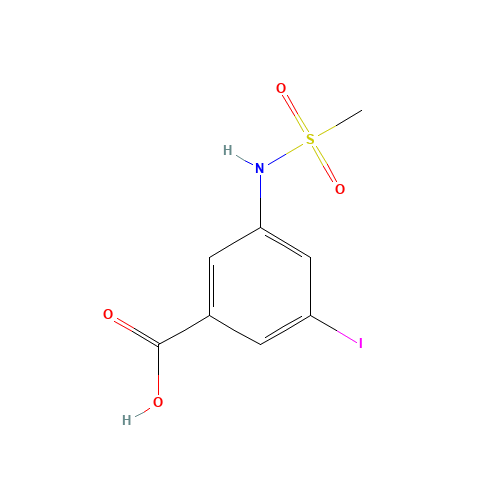 3-iodo-5-(methanesulfonamido)benzoic acid (CAS: 827579-81-7) - Related Chemical Product