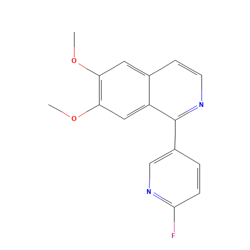 1-(6-fluoropyridin-3-yl)-6,7-dimethoxyisoquinoline (CAS: 949139-85-9) - Related Chemical Product