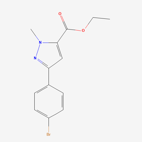 ethyl 5-(4-bromophenyl)-2-methylpyrazole-3-carboxylate (CAS: 618070-50-1) - Related Chemical Product