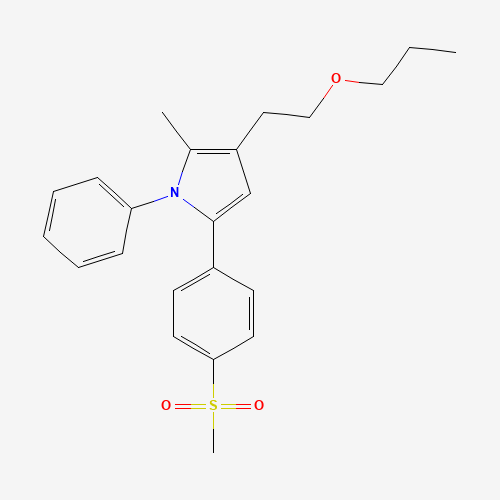 2-methyl-5-(4-methylsulfonylphenyl)-1-phenyl-3-(2-propoxyethyl)pyrrole (CAS: 1005451-59-1) - Related Chemical Product