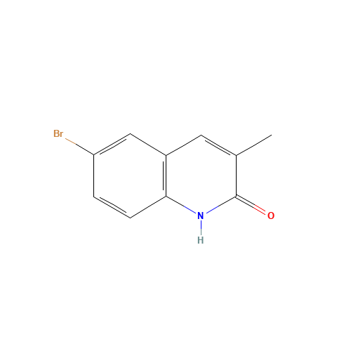 6-bromo-3-methyl-1H-quinolin-2-one (CAS: 113092-95-8) - Chemical Structure and Molecular Formula 