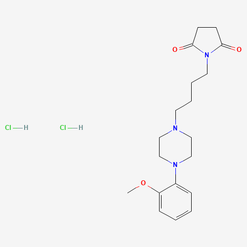 1-[4-[4-(2-methoxyphenyl)piperazin-1-yl]butyl]pyrrolidine-2,5-dione;dihydrochloride (CAS: 159311-94-1) - Related Chemical Product