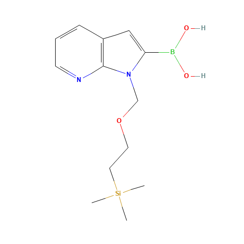 [1-(2-trimethylsilylethoxymethyl)pyrrolo[2,3-b]pyridin-2-yl]boronic acid (CAS: 1286776-82-6) - Related Chemical Product