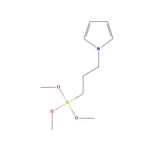 trimethoxy(3-pyrrol-1-ylpropyl)silane (CAS: 80906-67-8) - Related Chemical Product