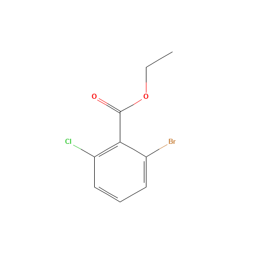 ethyl 2-bromo-6-chlorobenzoate (CAS: 933672-18-5) - Chemical Structure and Molecular Formula 