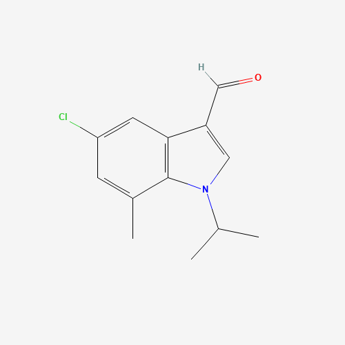 5-chloro-7-methyl-1-propan-2-ylindole-3-carbaldehyde (CAS: 1350761-03-3) - Related Chemical Product