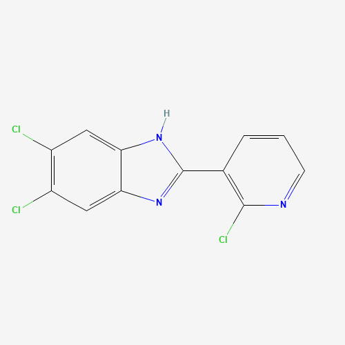 5,6-dichloro-2-(2-chloropyridin-3-yl)-1H-benzimidazole (CAS: 337920-55-5) - Related Chemical Product