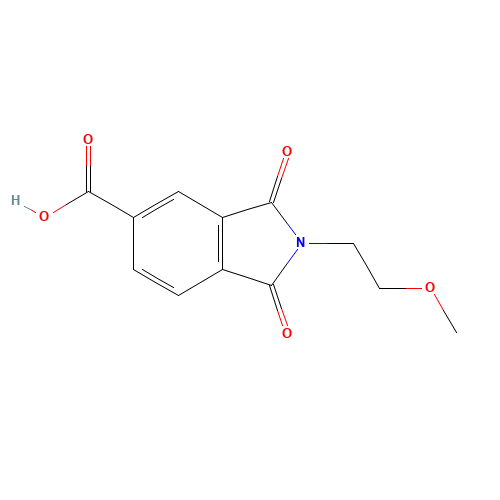 2-(2-methoxyethyl)-1,3-dioxoisoindole-5-carboxylic acid (CAS: 166096-35-1) - Related Chemical Product