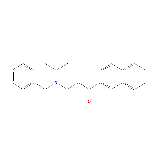 3-[benzyl(propan-2-yl)amino]-1-naphthalen-2-ylpropan-1-one (CAS: 273727-89-2) - Related Chemical Product