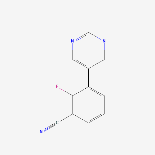 2-fluoro-3-pyrimidin-5-ylbenzonitrile (CAS: 1428881-81-5) - Related Chemical Product