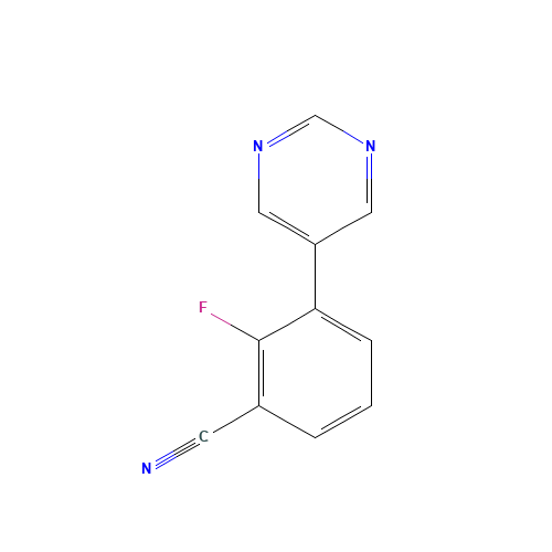 2-fluoro-3-pyrimidin-5-ylbenzonitrile (CAS: 1428881-81-5) - Related Chemical Product