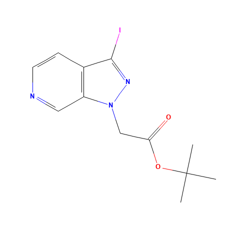 tert-butyl 2-(3-iodopyrazolo[3,4-c]pyridin-1-yl)acetate (CAS: 1386457-65-3) - Related Chemical Product