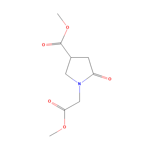 methyl 1-(2-methoxy-2-oxoethyl)-5-oxopyrrolidine-3-carboxylate (CAS: 121564-86-1) - Related Chemical Product