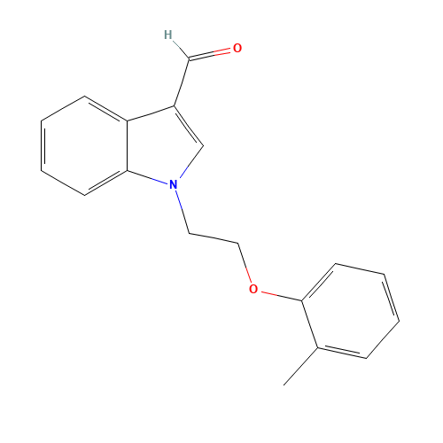 1-[2-(2-methylphenoxy)ethyl]indole-3-carbaldehyde (CAS: 299935-67-4) - Related Chemical Product