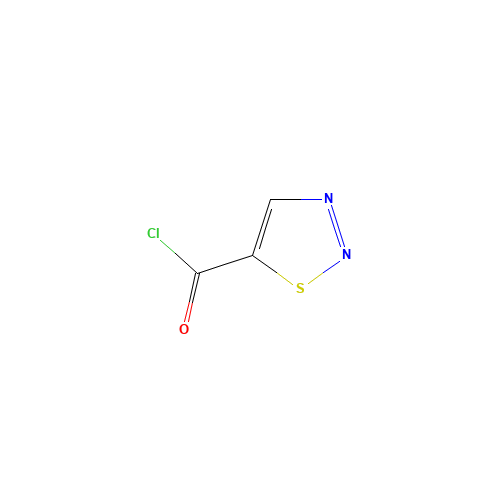 thiadiazole-5-carbonyl chloride (CAS: 54742-57-3) - Chemical Structure and Molecular Formula 