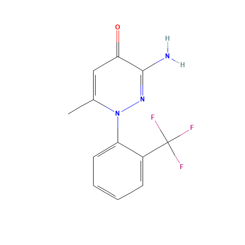 3-amino-6-methyl-1-[2-(trifluoromethyl)phenyl]pyridazin-4-one (CAS: 133221-04-2) - Related Chemical Product