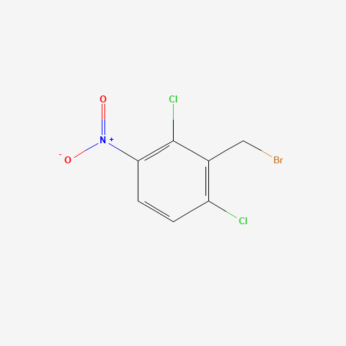 2-(bromomethyl)-1,3-dichloro-4-nitrobenzene (CAS: 83141-02-0) - Chemical Structure and Molecular Formula 